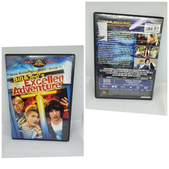 Bill And Ted's Excellent Adventure (DVD, 2009, Widescreen) No Scratches - Picture 2 of 6